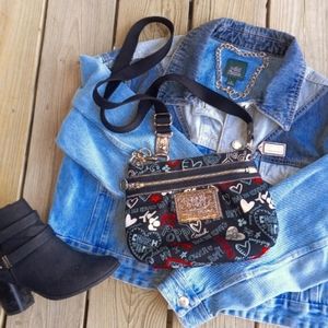 ❤🖤Coach Poppy Canvas Crossbody Bag!❤🖤